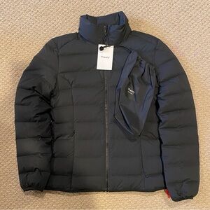 Theory Women’s Packable Lightweight Down Puffer Jacket Black Size P NWT $395